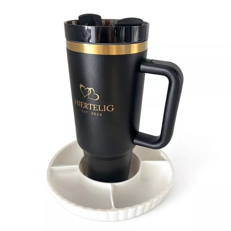 Tumbler 40oz dengan Piring Buah Silikon