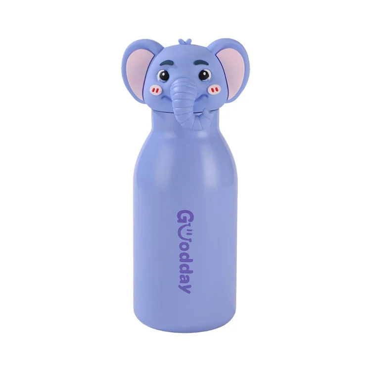 Gelas Air Stainless Steel Anak Kepala Kartun 450ml