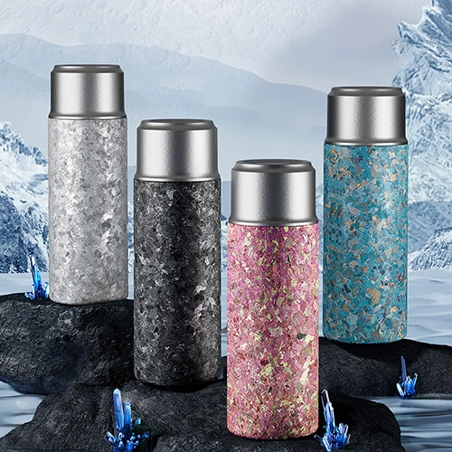 Titanium Water Bottle With Magnetic Lid