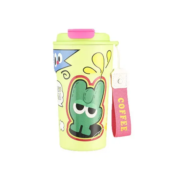 Botol Air Tumbler Terisolasi dengan Sedotan