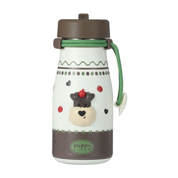 Botol Susu Stainless Steel dengan Sedotan